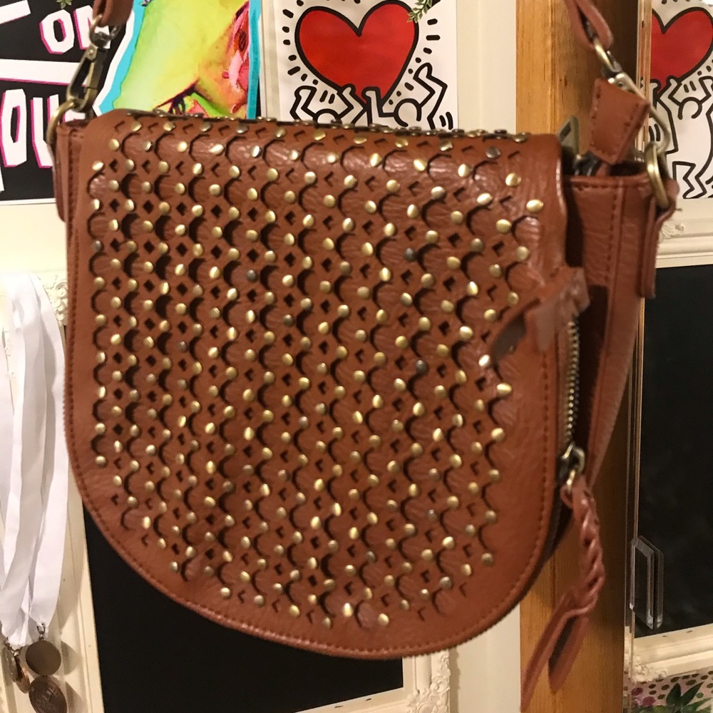 Brown crossbody bag
